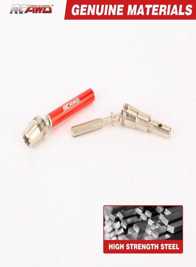 RCAWD Steel Front Rear CVD Drive Shaft for Arrma 1/8 Mojave 4S BLX Driveshaft Upgrades Part - Image 3